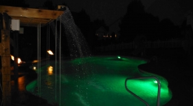 Green-LED-intellibrite-pergola-tiered-deck-cantiliever-coping-bartop-aquasonic-speaker