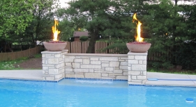 Raised Fire Bowls and Sheer Descents