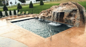 Spa Rock Waterfall Grotto